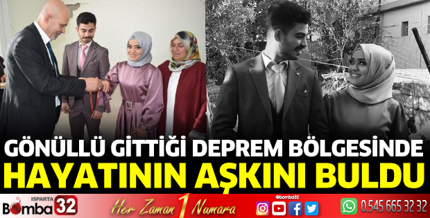 Gönüllü gittiği deprem bölgesinde hayatının aşkını buldu