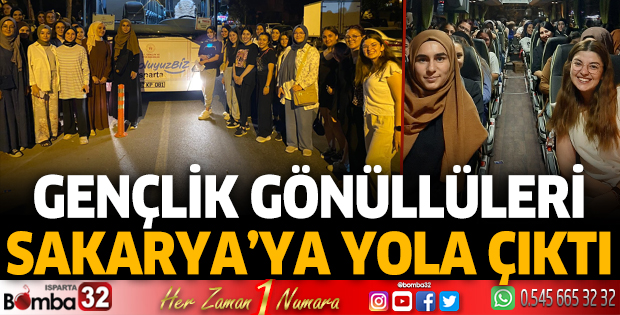Gönüllüler Sakarya'da