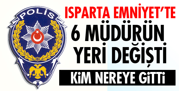 GÖREV YERLERİ DEĞİŞTİ!