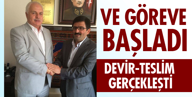 GÖREVE BAŞLADI!