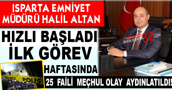 Göreve Başladığı İlk Hafta 25 Faili Meçhul Aydınlatıldı!