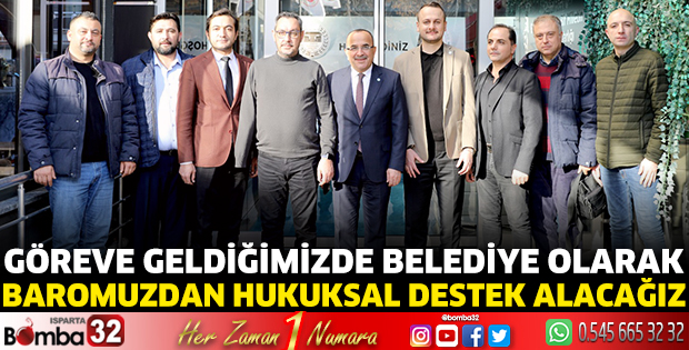 Tural'dan Isparta Barosu'na ziyaret