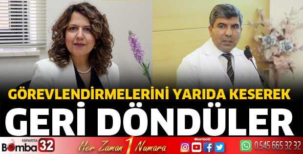 Görevlendirmelerini Yarıda Keserek Geri Döndüler