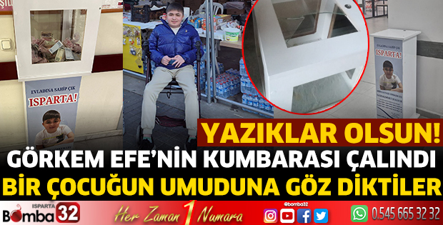 Görkem Efe’nin Kumbarasını Çaldılar!