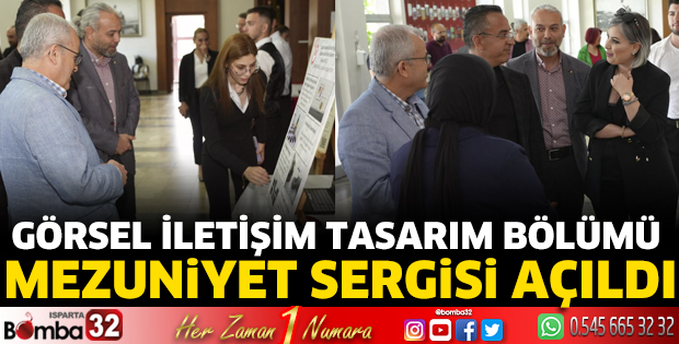 Görsel İletişim Tasarım Bölümü mezuniyet sergisi açıldı