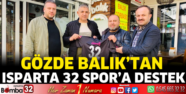 Gözde Balık’tan Isparta 32 Spor’a destek
