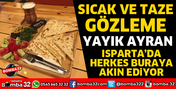 GÖZLEME VE YAYIK AYRANI İÇİN SİZLERİ BEKLİYORUZ