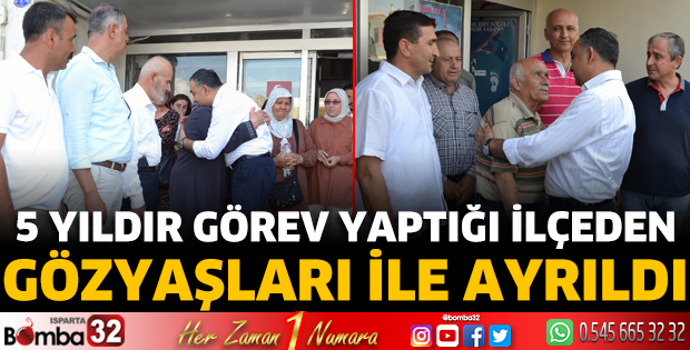 Gözyaşları ile ayrıldı