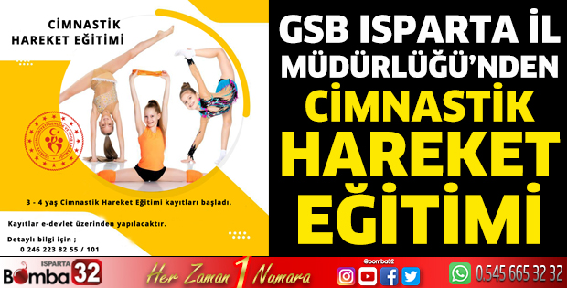 GSB İl Müdürlüğü'nden Cimnastik Hareket Eğitimi
