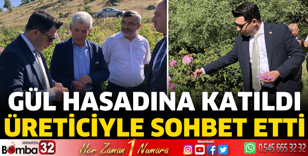 Gül hasadına katıldı