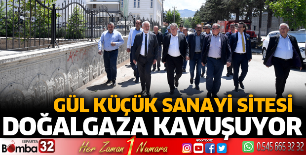 Gül Küçük Sanayi Sitesi doğalgaza kavuşuyor