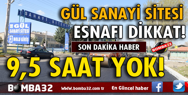 GÜL SANAYİ SİTESİ ESNAFI DİKKAT!