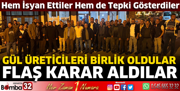 Gül üreticilerinden birlik ve beraberlik kararı