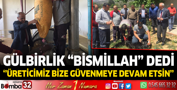 Gülbirlik “Bismillah” dedi