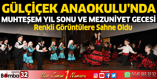 Gülçiçek Anaokulu’ndan muhteşem gece