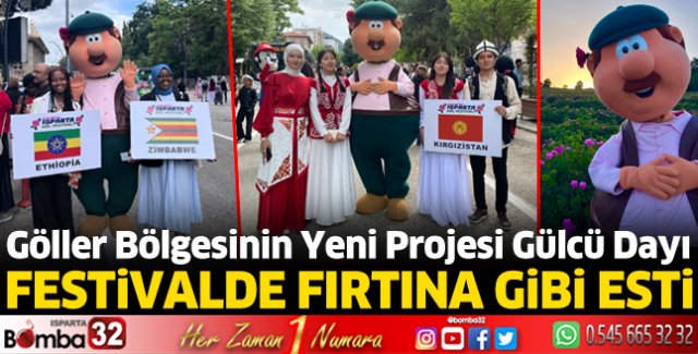 Gülcü Dayı gül festivalinde fırtına gibi esti