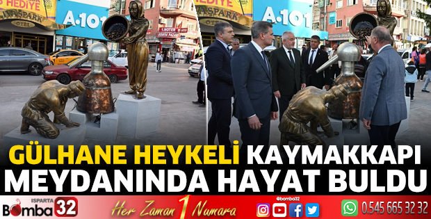 Gülhane Heykeli Kaymakkapı Meydanında hayat buldu