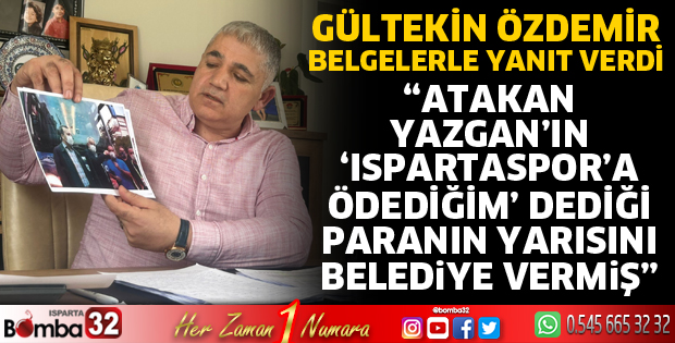 Gültekin Özdemir belgelerle yanıt verdi