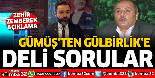 GÜMÜŞ'TEN GÜLBİRLİK'E DELİ SORULAR