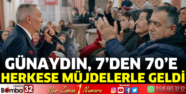 Günaydın, 7'den 70'e herkese müjdelerle geldi