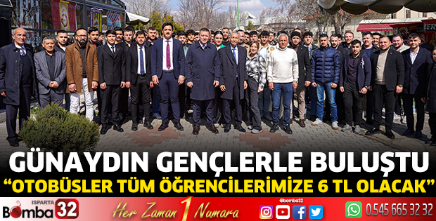 Günaydın gençlerle buluştu