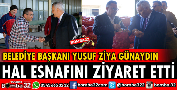 GÜNAYDIN HAL ESNAFI İLE BİR ARAYA GELDİ