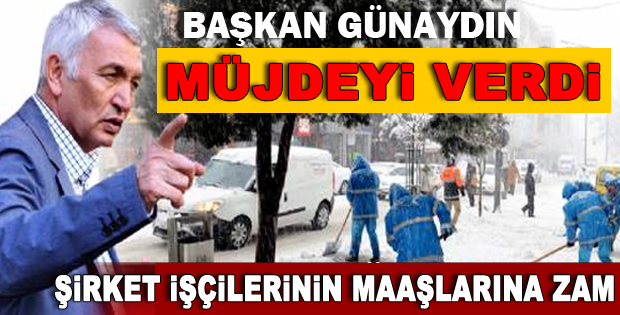 GÜNAYDIN MÜJDEYİ VERDİ