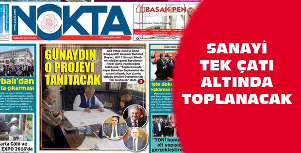 GÜNAYDIN O PROJEYİ TANITACAK