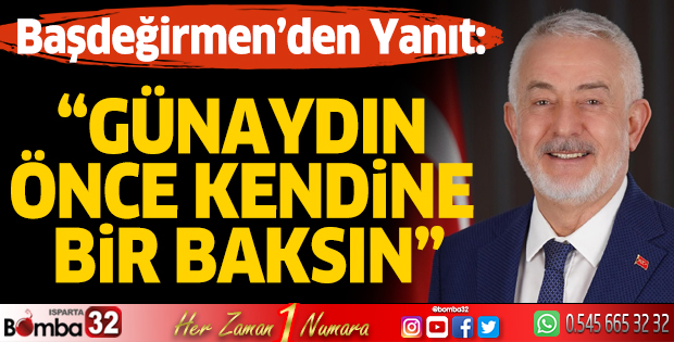 Günaydın önce kendine bir baksın