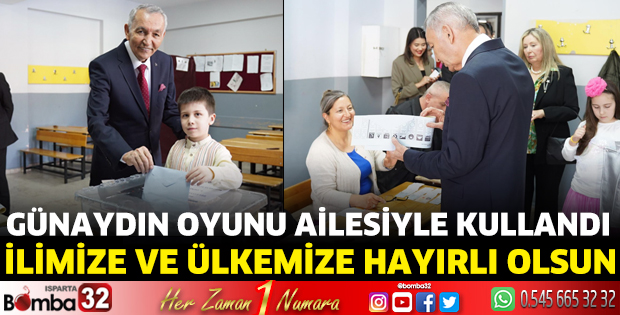 Günaydın oyunu ailesiyle kullandı