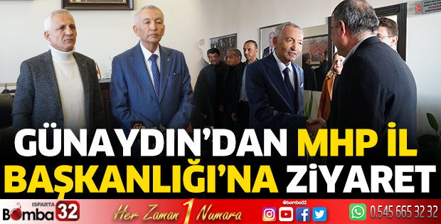 Günaydın’dan MHP İl Başkanlığı’na ziyaret