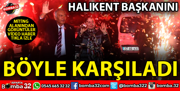 GÜNAYDINA HALIKENTTE MUHTEŞEM KARŞILAMA