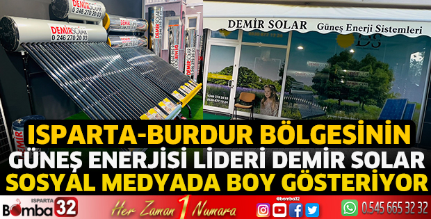 Güneş Enerjisi Lideri Demir Solar, sosyal medyada boy gösteriyor