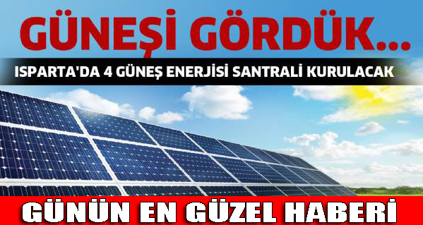 Güneşi gördük...