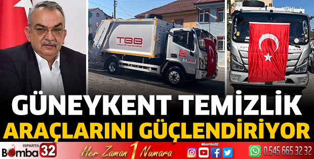 Güneykent temizlik araçlarını güçlendiriyor