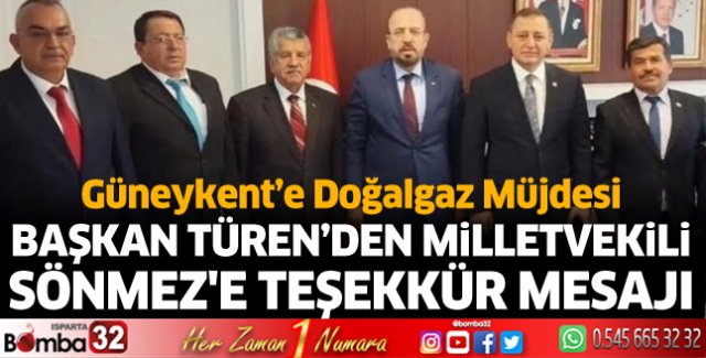 Güneykent’e Doğalgaz Müjdesi