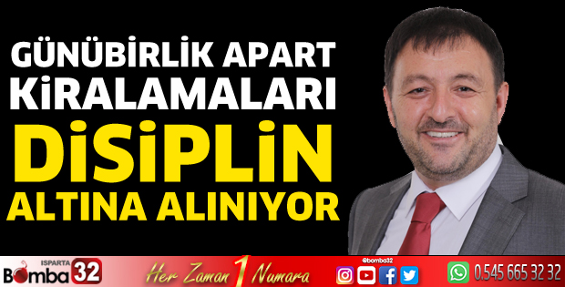Günübirlik apart kiralamaları disiplin altına alınıyor