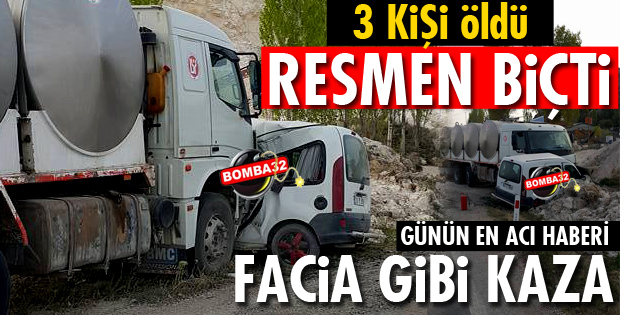 GÜNÜN EN ACI HABERİ 3 ÖLÜ 