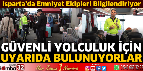 Güvenli yolculuk için sahadalar 