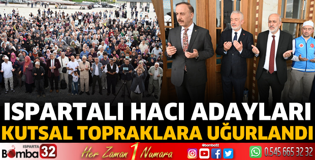Hacı adayları kutsal topraklara uğurlandı