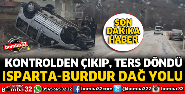 HAFİF TİCARİ ARAÇ TERS DÖNDÜ