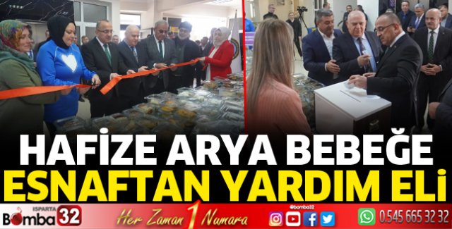 Hafize Arya bebeğe esnaftan yardım eli