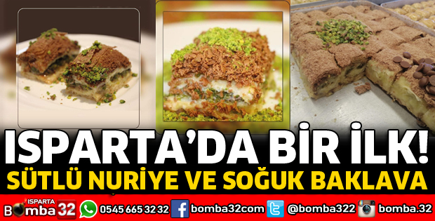 HAKAN USTA'DAN SÜTLÜ NURİYE VE SOĞUK BAKLAVA