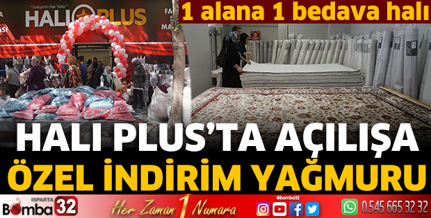 Halı Plus’ta açılışa özel indirim yağmuru 
