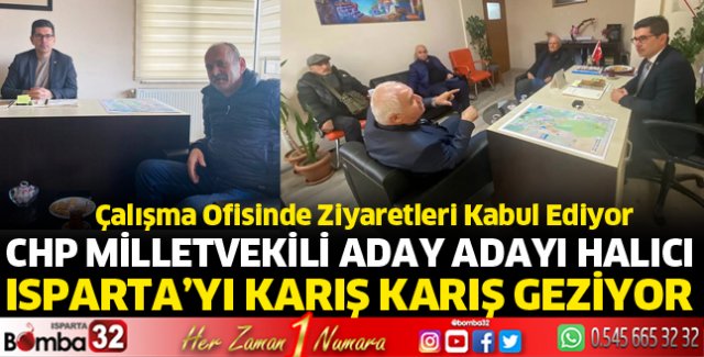 Halıcı, Isparta'yı karış karış geziyor