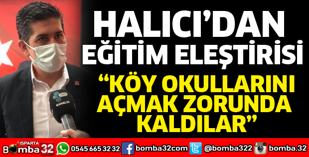 HALICI’DAN EĞİTİM ELEŞTİRİSİ