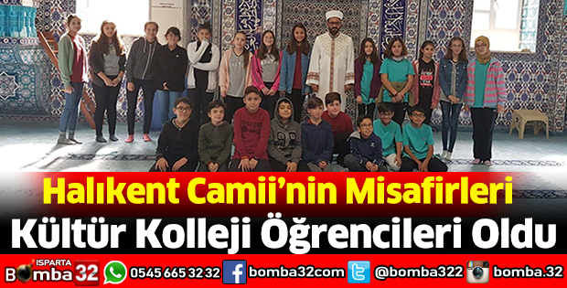 Halıkent Camii'nin Misafirleri Kültür Kolleji Öğrencileri Oldu