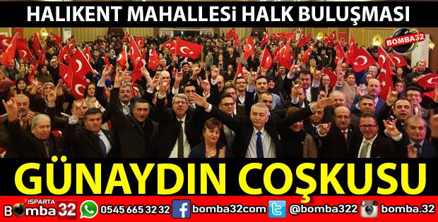 HALIKENT'TE GÜNAYDIN COŞKUSU