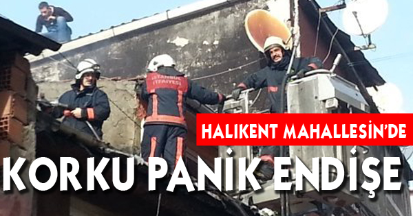 Halıkent'te Korkutan Yangın!