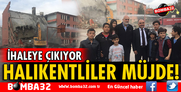 HALIKENT'TE OKUL İÇİN İHALE SÜRECİ BAŞLIYOR